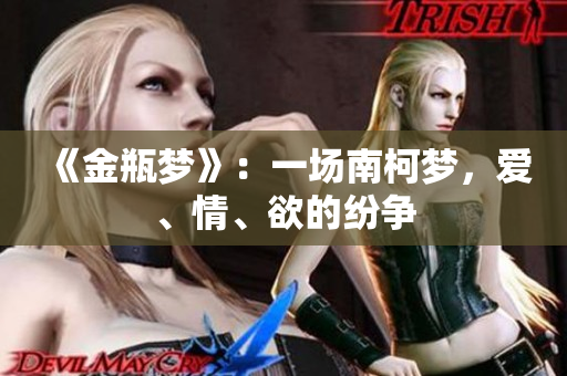 《金瓶梦》：一场南柯梦，爱、情、欲的纷争