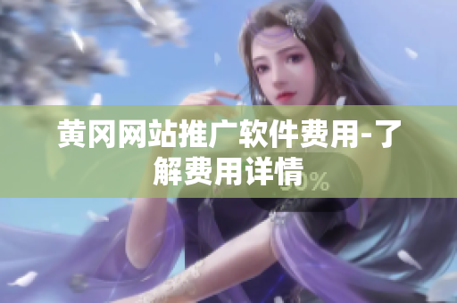 黄冈网站推广软件费用-了解费用详情