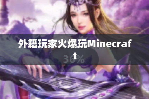 外籍玩家火爆玩Minecraft