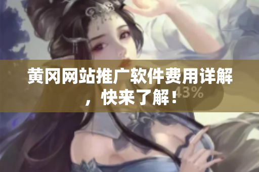 黄冈网站推广软件费用详解，快来了解！