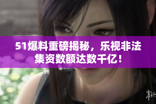 51爆料重磅揭秘，乐视非法集资数额达数千亿！