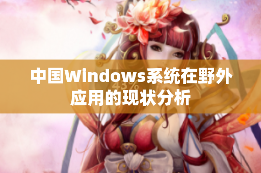 中国Windows系统在野外应用的现状分析