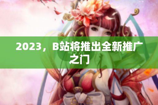 2023，B站将推出全新推广之门