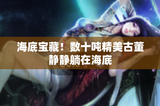 海底宝藏！数十吨精美古董静静躺在海底
