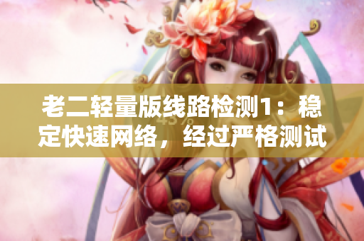 老二轻量版线路检测1：稳定快速网络，经过严格测试。