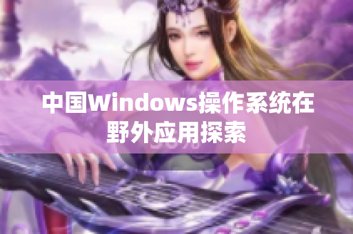中国Windows操作系统在野外应用探索
