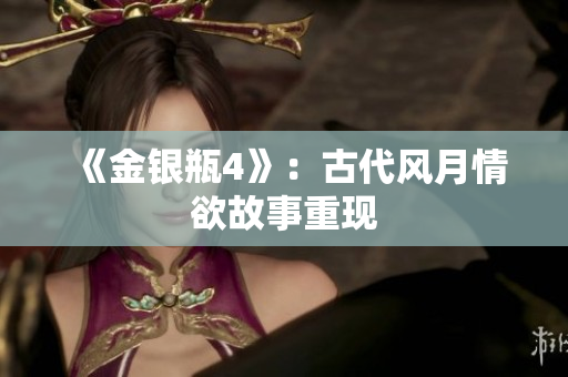 《金银瓶4》：古代风月情欲故事重现