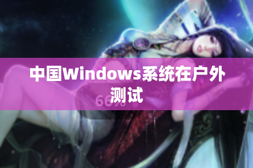 中国Windows系统在户外测试