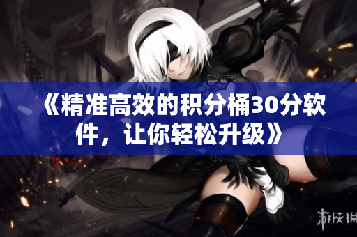 《精准高效的积分桶30分软件，让你轻松升级》