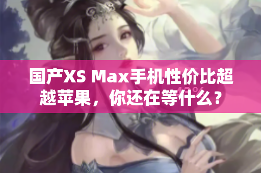 国产XS Max手机性价比超越苹果，你还在等什么？