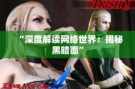 “深度解读网络世界：揭秘黑暗面”