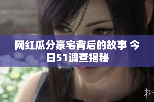 网红瓜分豪宅背后的故事 今日51调查揭秘