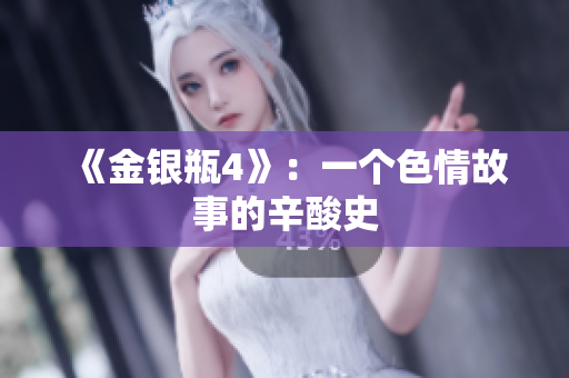 《金银瓶4》：一个色情故事的辛酸史