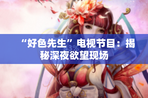 “好色先生”电视节目：揭秘深夜欲望现场