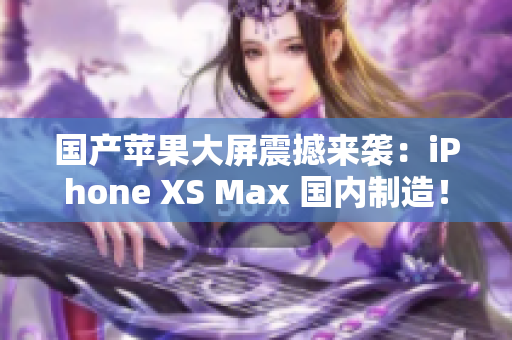 国产苹果大屏震撼来袭：iPhone XS Max 国内制造！