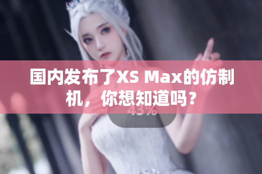 国内发布了XS Max的仿制机，你想知道吗？