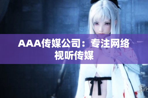 AAA传媒公司：专注网络视听传媒