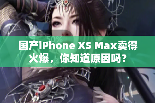 国产iPhone XS Max卖得火爆，你知道原因吗？