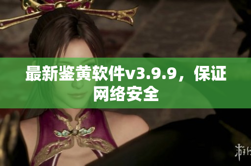 最新鉴黄软件v3.9.9，保证网络安全