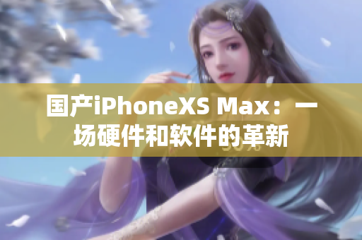 国产iPhoneXS Max：一场硬件和软件的革新