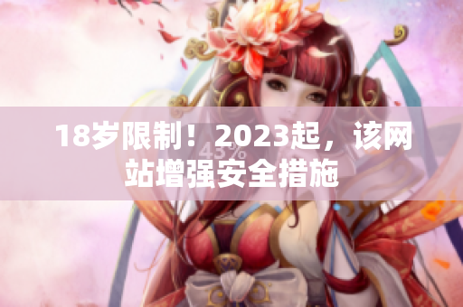 18岁限制！2023起，该网站增强安全措施