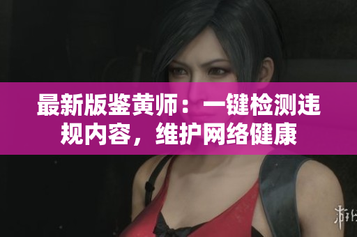 最新版鉴黄师：一键检测违规内容，维护网络健康