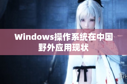 Windows操作系统在中国野外应用现状