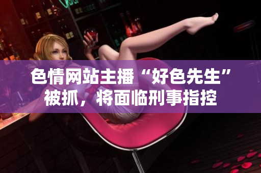 色情网站主播“好色先生”被抓，将面临刑事指控