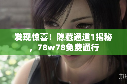 发现惊喜！隐藏通道1揭秘，78w78免费通行