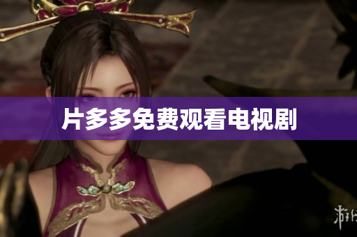 片多多免费观看电视剧