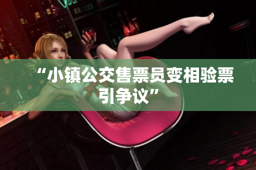 “小镇公交售票员变相验票引争议”