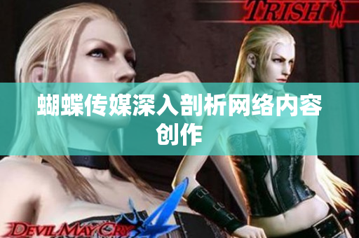 蝴蝶传媒深入剖析网络内容创作