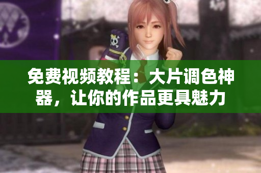 免费视频教程：大片调色神器，让你的作品更具魅力