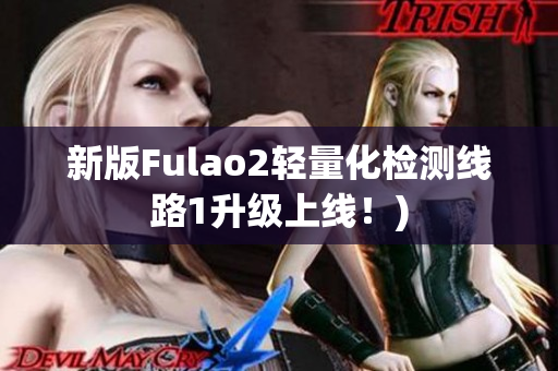 新版Fulao2轻量化检测线路1升级上线！)