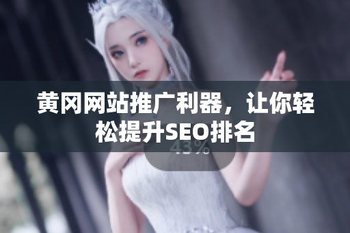 黄冈网站推广利器，让你轻松提升SEO排名