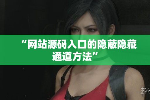 “网站源码入口的隐蔽隐藏通道方法”