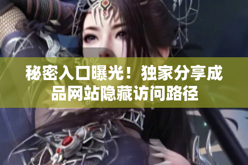 秘密入口曝光！独家分享成品网站隐藏访问路径