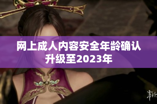 网上成人内容安全年龄确认升级至2023年
