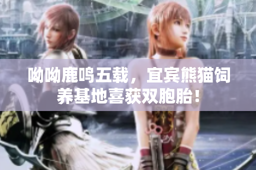 呦呦鹿鸣五载，宜宾熊猫饲养基地喜获双胞胎！