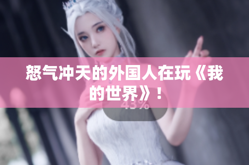 怒气冲天的外国人在玩《我的世界》！