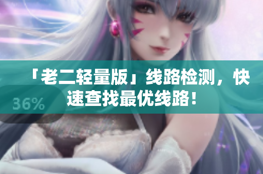「老二轻量版」线路检测，快速查找最优线路！