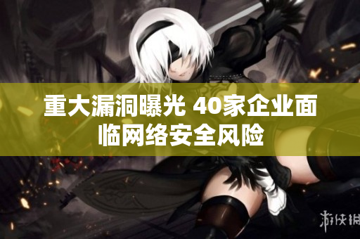 重大漏洞曝光 40家企业面临网络安全风险