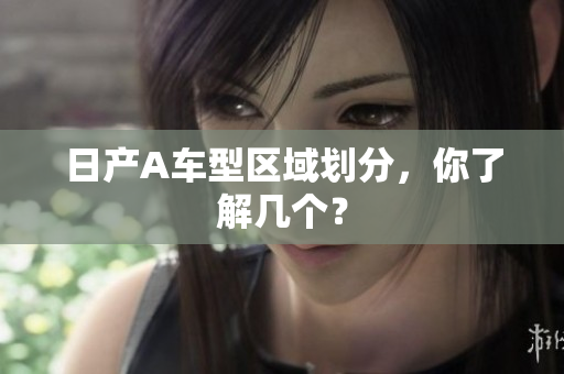 日产A车型区域划分，你了解几个？