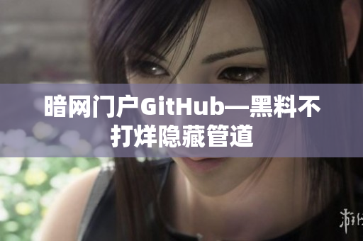 暗网门户GitHub—黑料不打烊隐藏管道