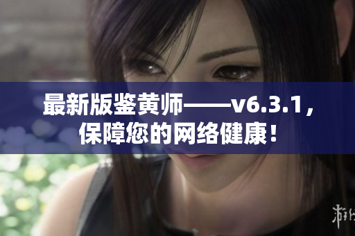 最新版鉴黄师——v6.3.1，保障您的网络健康！