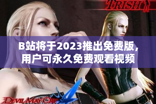 B站将于2023推出免费版，用户可永久免费观看视频