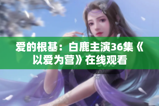 爱的根基：白鹿主演36集《以爱为营》在线观看