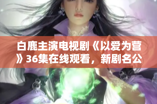 白鹿主演电视剧《以爱为营》36集在线观看，新剧名公布