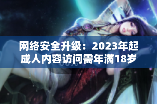 网络安全升级：2023年起成人内容访问需年满18岁