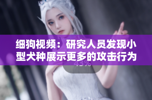 细狗视频：研究人员发现小型犬种展示更多的攻击行为